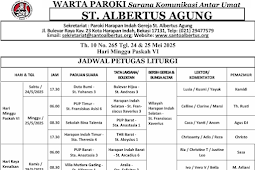 Warta Paroki No. 265 Tgl 24 & 25 Mei 2025