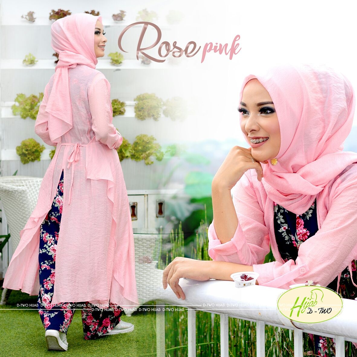 Busana Muslimah Terbaru Elegant Dan Original ROSE BY DTWO HIJAB