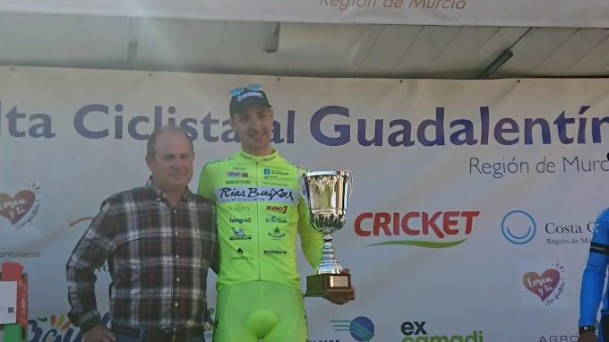 Mauricio Moreira (Vigo - Rías Baixas) remató segundo en la Vuelta al Guadalentín