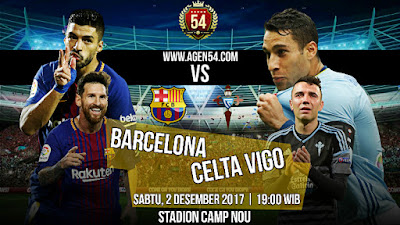 Prediksi Bola Jitu Barcelona vs Celta Vigo 2 Desember 2017