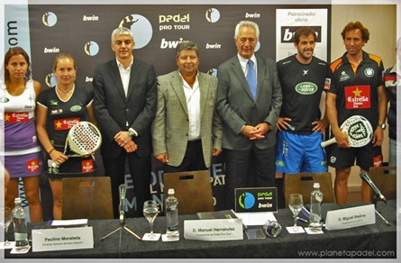 Presentación Circuito Bwin Padel Pro Tour 2012 www.planetapadel.com