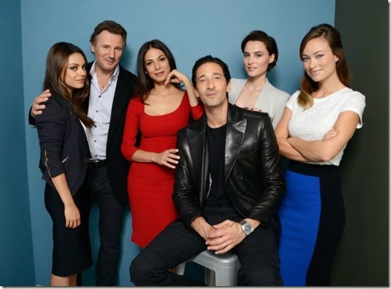 Cast of THIRD PERSON - MILA KUNIS- LIAM NEESON- MORAN ATIAS -ADRIEN BRODY -LOAN CHABANOL -OLIVIA WILDE