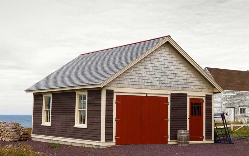 sheds and garages