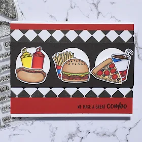 Sunny Studio Stamps: Fast Food Fun Customer Card by Kathy Straw