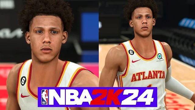 NBA 2K24 Jalen Johnson Cyberface & Body Update