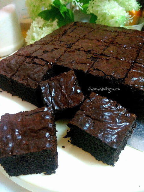 Dari Dapur Aida: Chewy Gooey Brownies Ada yang panggil 