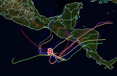 JOVA wahrscheinlich Großer Hurrikan (major hurricane), bevor sie nach Mexiko kommt - und ein neuer Teller Spaghetti (potenziell Tropensturm KENNETH), Kenneth, Jova, Pazifik, Mexiko, Puerto Vallarta, Jalisco, Nayarit, Vorhersage Forecast Prognose, aktuell, Oktober, 2011, Hurrikansaison 2011, major hurricane,