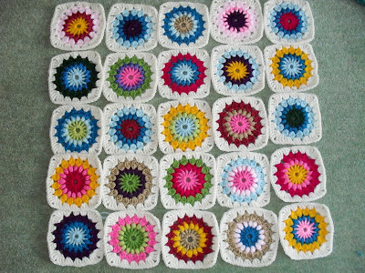 Handmade crochet rag rug, recycling and reusing old textiles and t-shirts