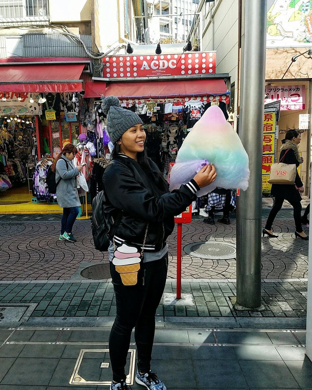japan tokyo travel guide ootd bag me baby cotton candy