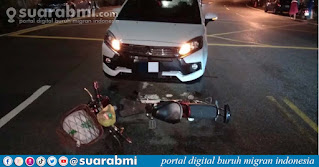 TKW Indonesia Ini Menjadi Kaburan Sejak Tahun 2009, Baru Terungkap dan Tertangkap Setelah Alami Tabrak Sepeda Listrik Dengan Mobil di Tainan Taiwan