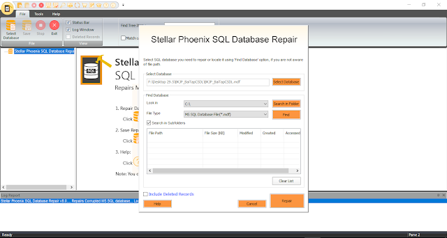 Stellar Phoenix SQL Database Repair 8 Full crack