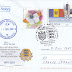 "30 years of diplomatic relations with Estonia" postmark on prepaid envelope from Moldova
