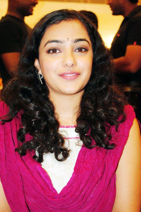 nithya menon in white chudi nithya menon latest photos