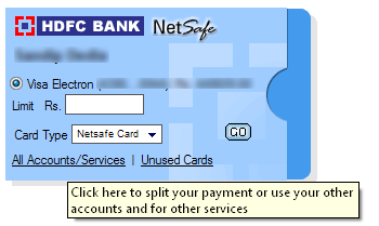 Verify PayPal Account With HDFC Netsafe VCC