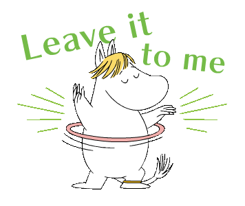 Line Official Stickers Moomin Animated Politeness Example With Gif Animation