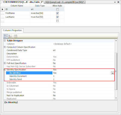 Identity Column