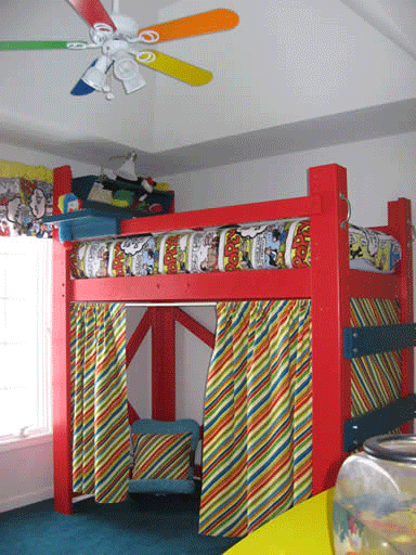 bedroom for your children? Here are the sample pictures of kids loft 