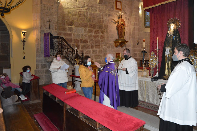 SEMANA SANTA DE BÉJAR| La Seráfica Hermandad de Béjar consuela a la Virgen María en el Viernes de Dolores - 9 de abril de 2022