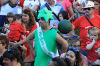 Bajada de cuadrillas de las fiestas de Llano