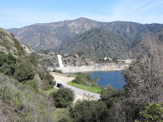 View northeast from Silver Fish fire road toward Morris Reservoir