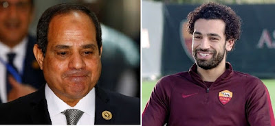 محمد صلاح والسيسي