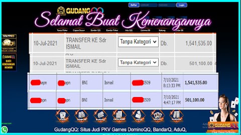 Selamat Kepada Member Setia GudangQQ WD sebesar Rp. 2.042.635.-