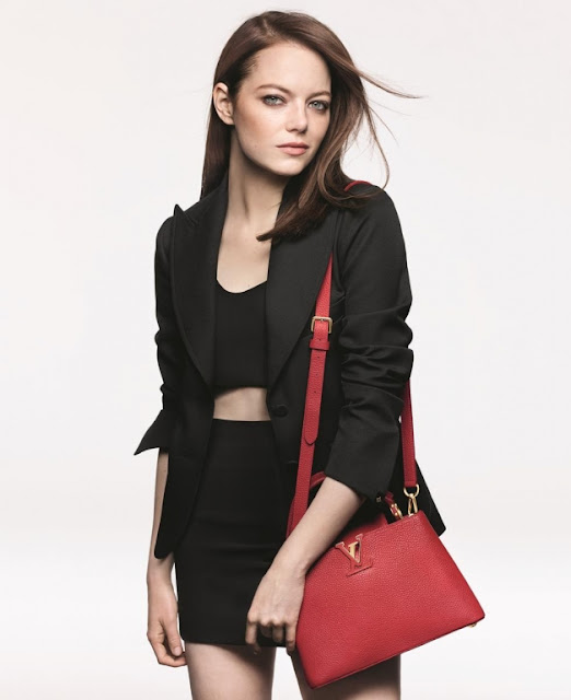 Emma Stone- As novas bolsas de Louis Vuitton