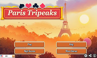 Paris Tripeaks  online free game for kids play .