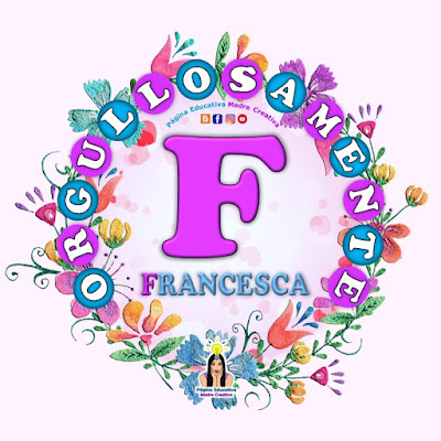 Nombre Francesca - Carteles para mujeres - Día de la mujer
