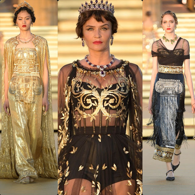 Dolce & Gabbana Alta Moda, Agrigento, Temple of Concordia Sicily Fall Winter 2019-2020 by RUNWAY MAGAZINE