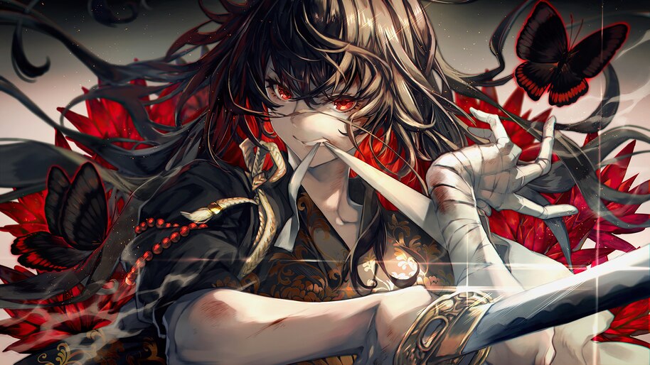 Anime Guy Bandage Katana 4k Wallpaper 6 2617