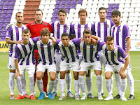 REAL VALLADOLID B - Valladolid, España - Temporada 2014-15 - REAL VALLADOLID B 4 (Brian, Guille Andrés, Dani Vega y Toni), REAL OVIEDO 3 (Linares, Diego Cervero y Señé) - 28/09/2014 - Campeonato de Liga de 2ª División B, grupo 1º, jornada 6 - Valladolid, estadio José Zorrilla - Alineación: Julio; Carmona, Ramiro, Iván Casado, Brian; Mario (Fran No, 46'), Anuar; Ángel (Dani Vega, 71'), Toni, Javi Navas; y Guille Andrés (Ayub, 82')