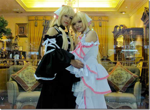 chobits cosplay - freya and elda (chi) by mimi
