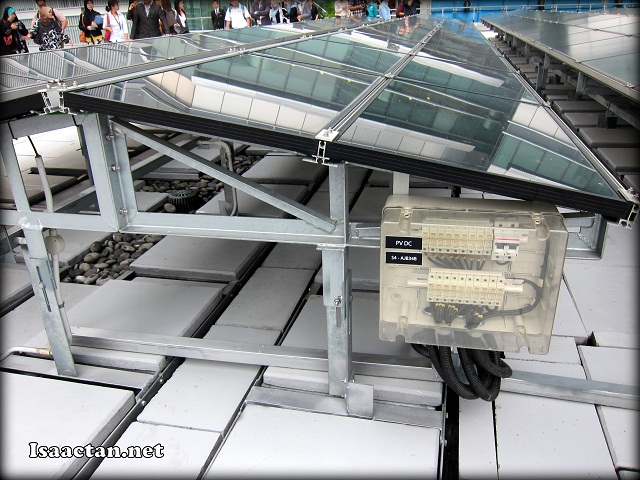 Petronas Solar PV panels looked rather simple, but the technology is groundbreaking to say the least. 