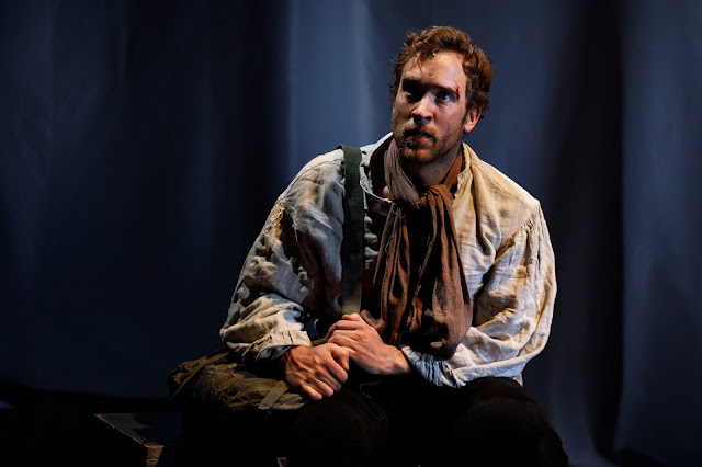 Robin Bailey as Jean Valjean in Pimlico Opera's production of Les Misérables at HMP Highdown in 2017 (Richard Lewisohn)