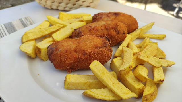 Croquetes amb patates rosses La Cantina restaurant Planoles