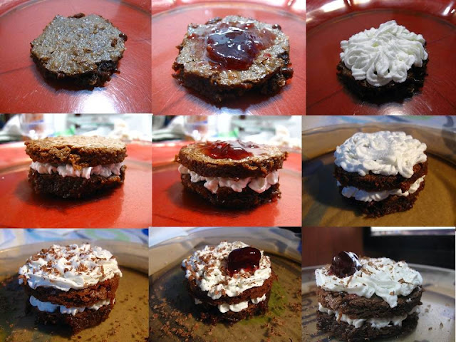 step by step mini black forest