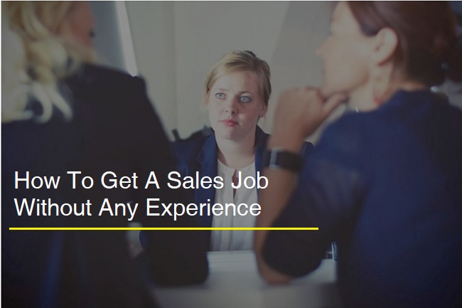Image showing a lady with no experience in sales preparing for a sales interview