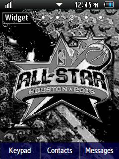 Sports NBA All-Stars 2013 Samsung Corby 2 Theme Wallpaper