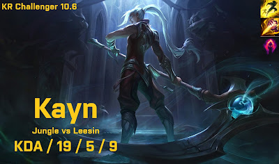 Kayn JG vs Leesin - KR Challenger 10.6