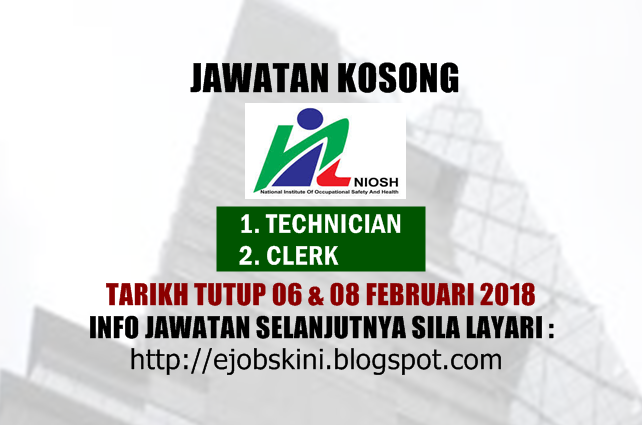 Jawatan Kosong NIOSH