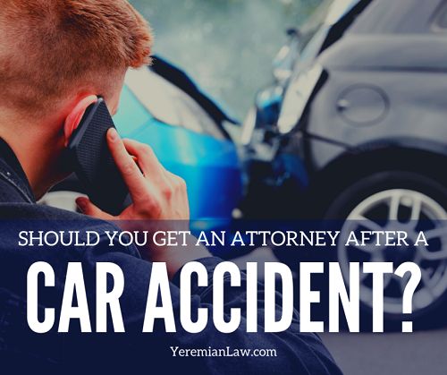 When to Get an Attorney for a Car Accident Image