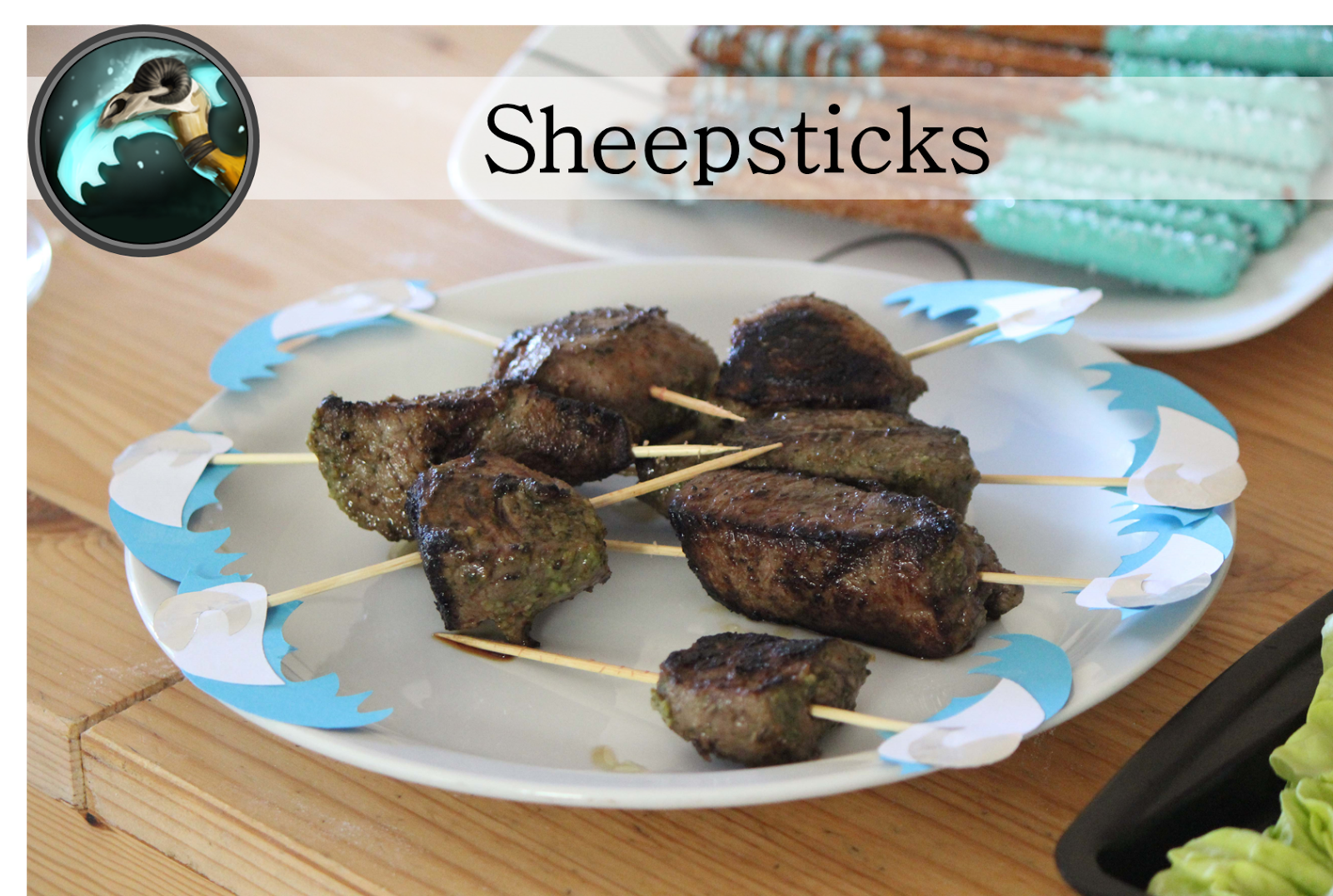 Cilantro and date dota 2 sheepstick lamb kabobs