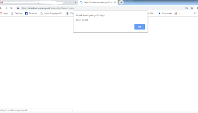 gambar gagal login siharka