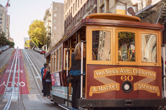 cablecar, Van Ness Ave, Market Street, Chinatown