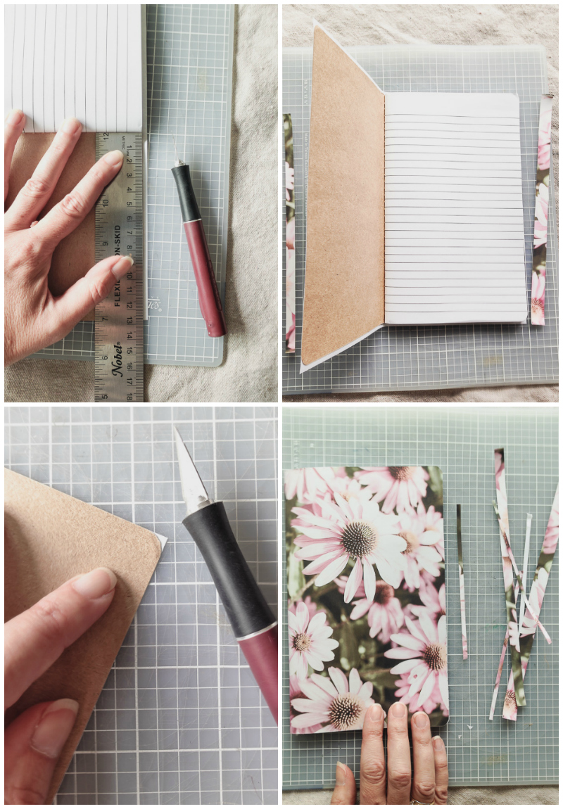 Diy Photo Covered Notebooks Personally Andrea Diy Photo Covered Notebooks