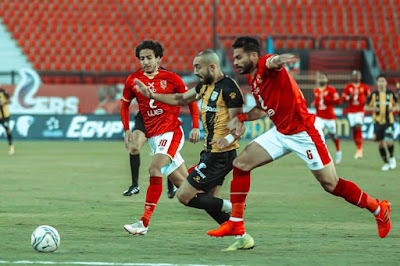 ملخص واهداف مباراة الاهلي والمقاولون العرب (3-2) الدوري المصري