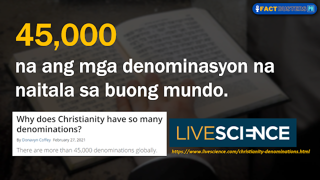 45,000 Christian Denomination