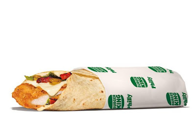 Burger King's Chicken Philly Royal Crispy Wrap.