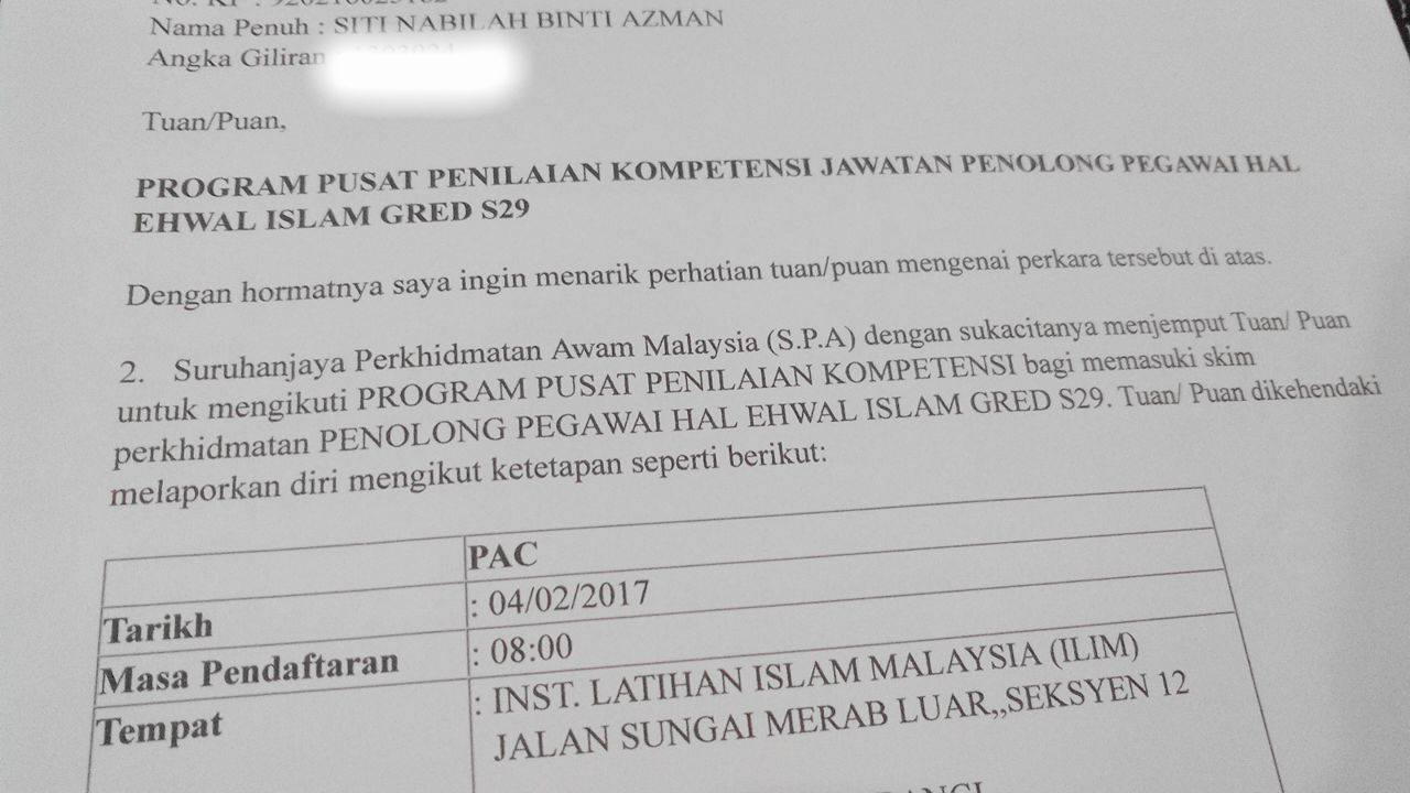 Rintihan HambaMu.: Pengalaman Program Penilaian 